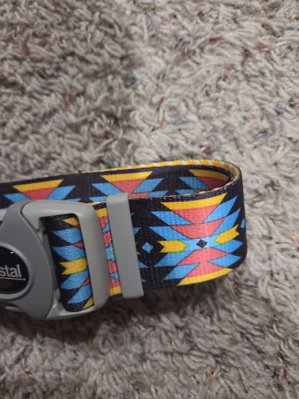 Coastal Patterned Large Dog Collar - Picture 4 of 11
